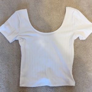 hollister ribbed fitted tee / worn once